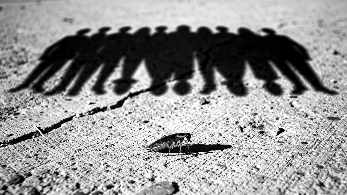 Illustration for How a Cockroach Insult Became a Viral Movement