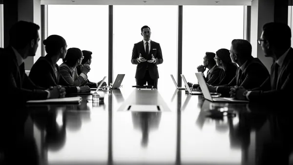 Illustration for How to Handle Executives Who Interrupt or Ignore You