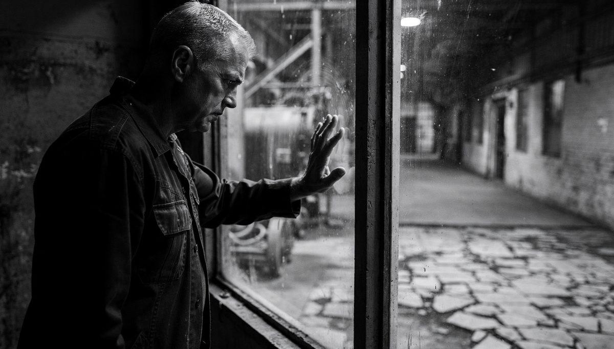 Leader at window showing emotional resilience under stress