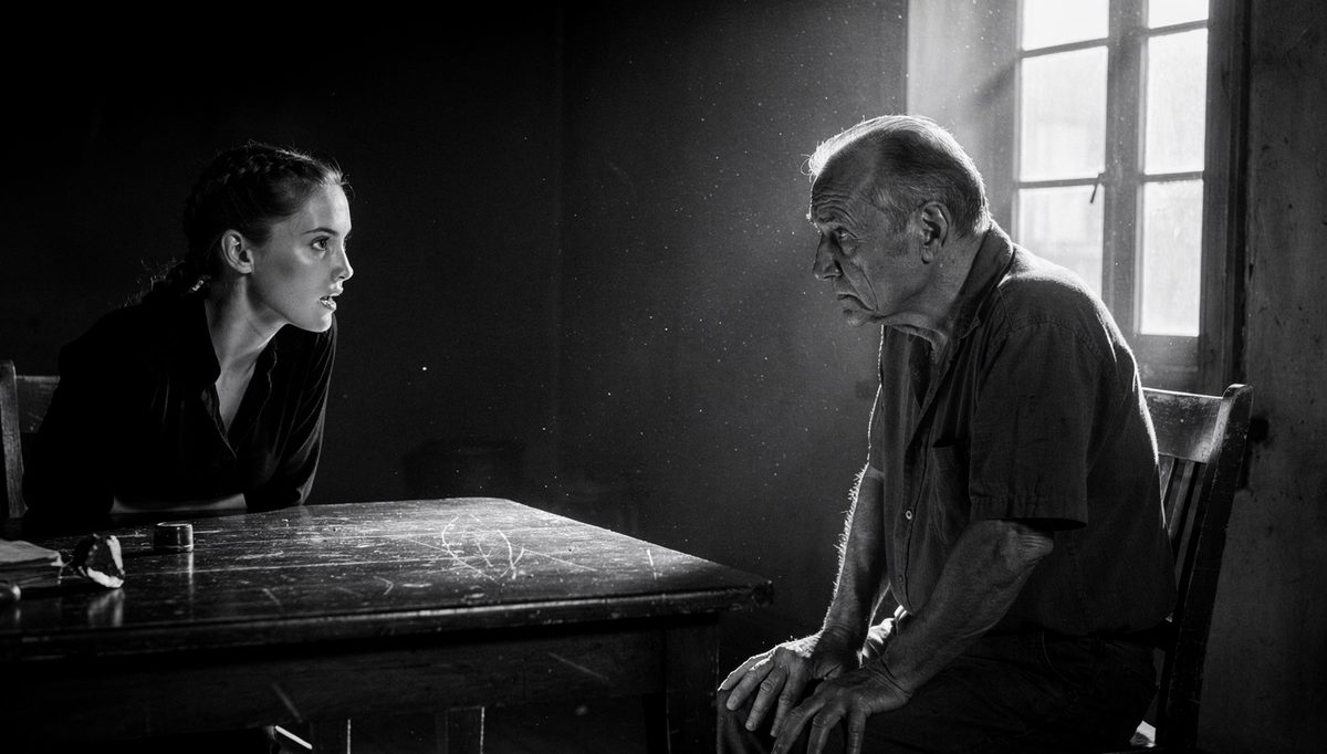 Two people in tense conversation, patient listening skills demonstrated