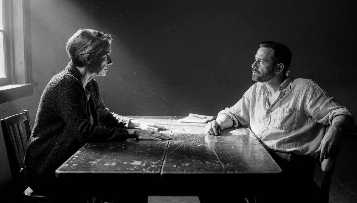 Two professionals in V.A.L.U.E. method physical expression negotiation