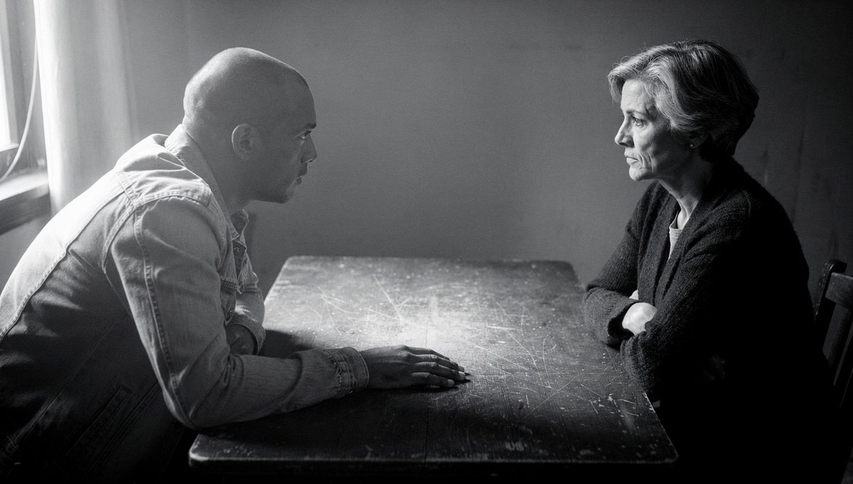 Two colleagues in tense team conflict discussion affecting team synergy