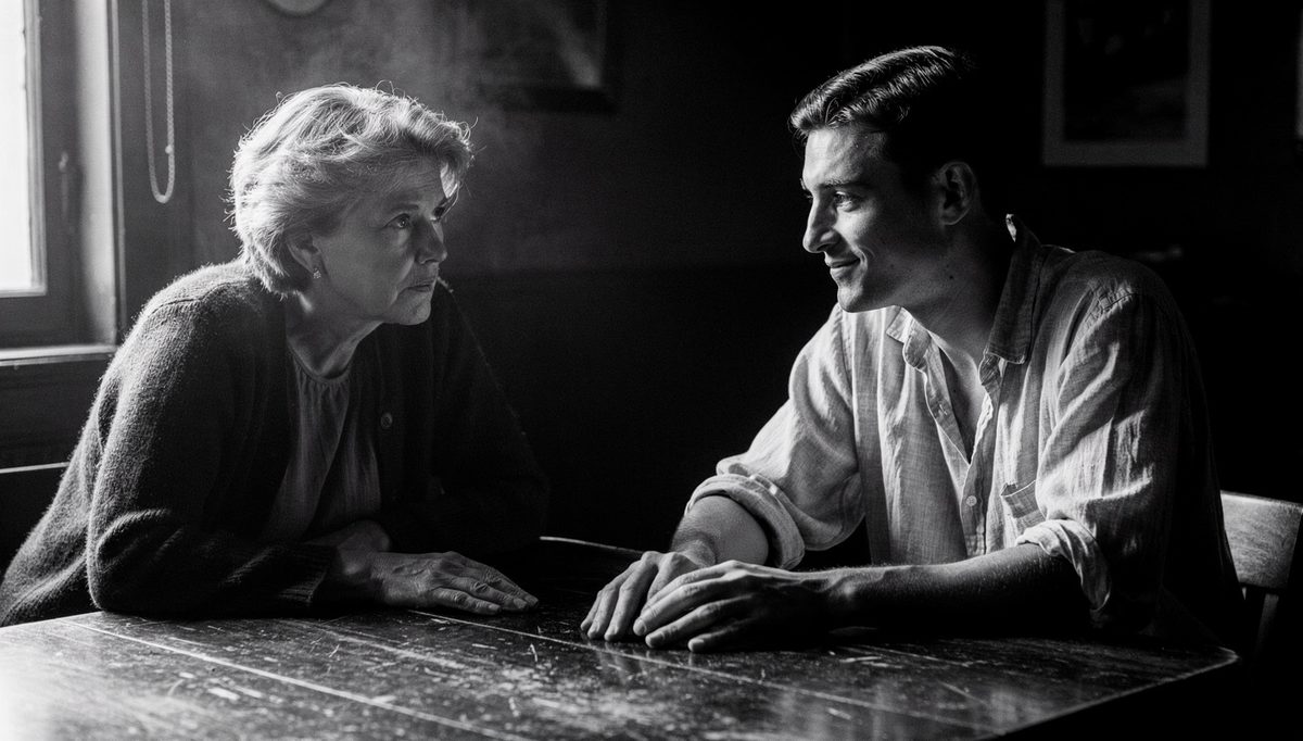 Two people in conversation practising icebreaker without work questions