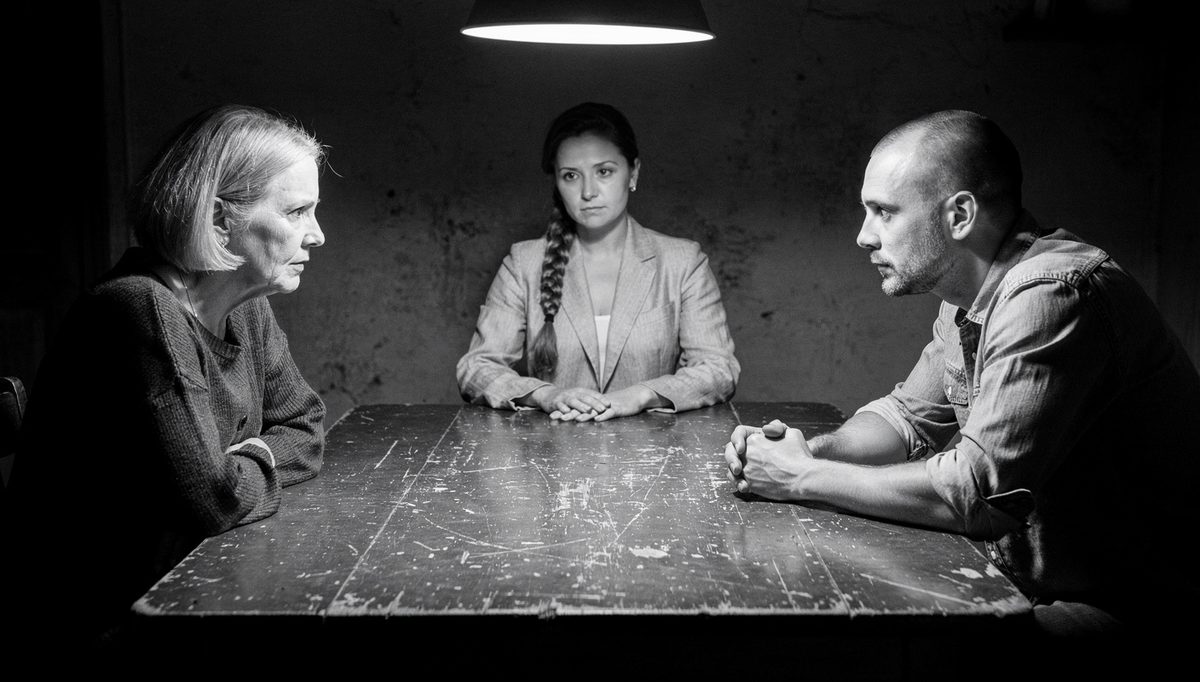 Two team members in mediation session preserving team synergy