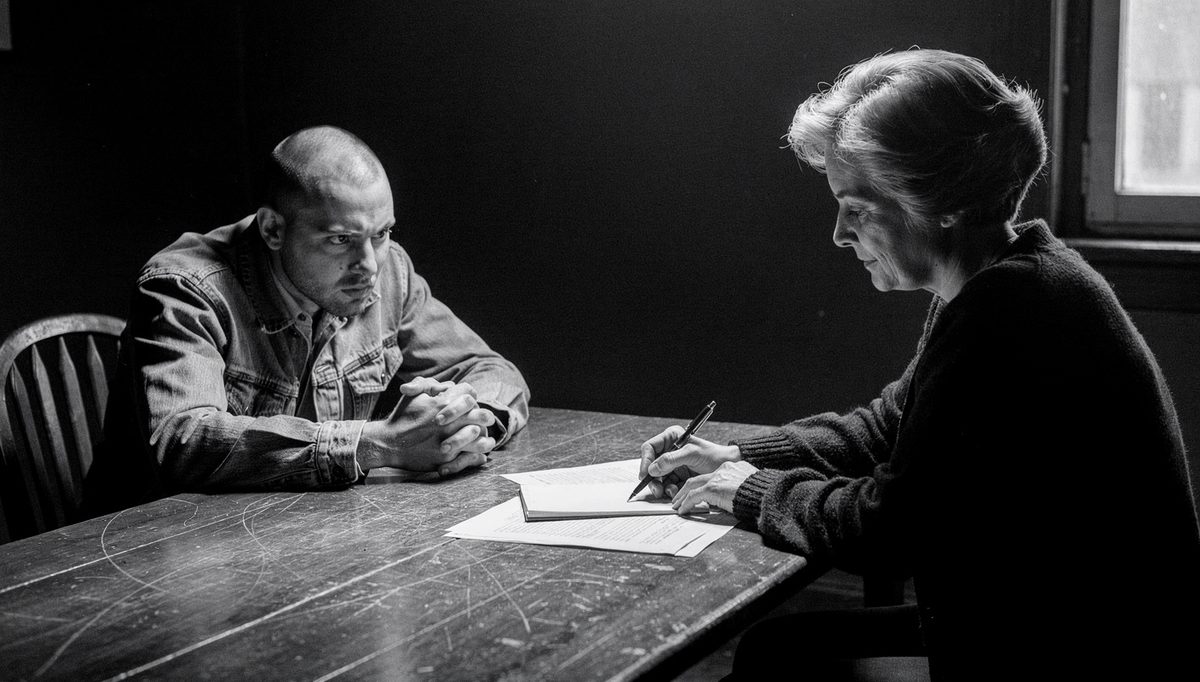 Two colleagues preparing for a conversation pre-mortem team synergy session