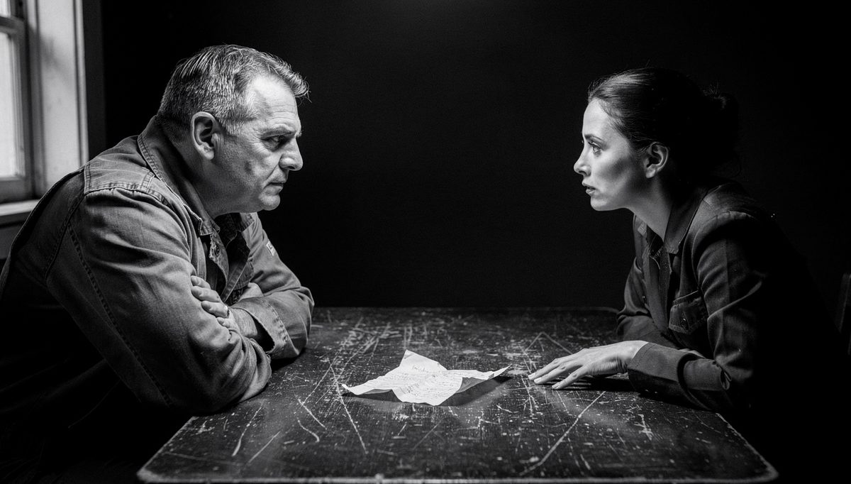 Two colleagues in tense standoff illustrating team synergy conflicts