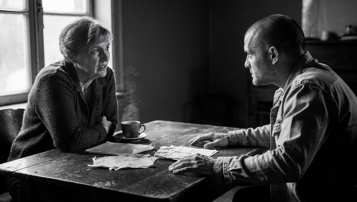 Two colleagues in focused leadership conversation about team synergy method