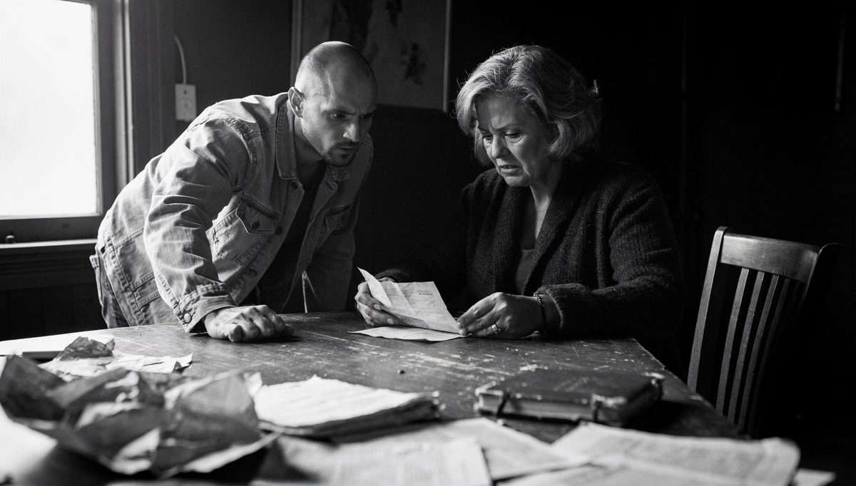 Two colleagues examining failed pitch documents to rebuild team synergy