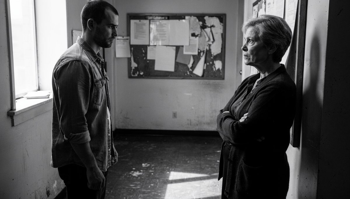 Two colleagues walking apart, unspoken expectations resentment visible