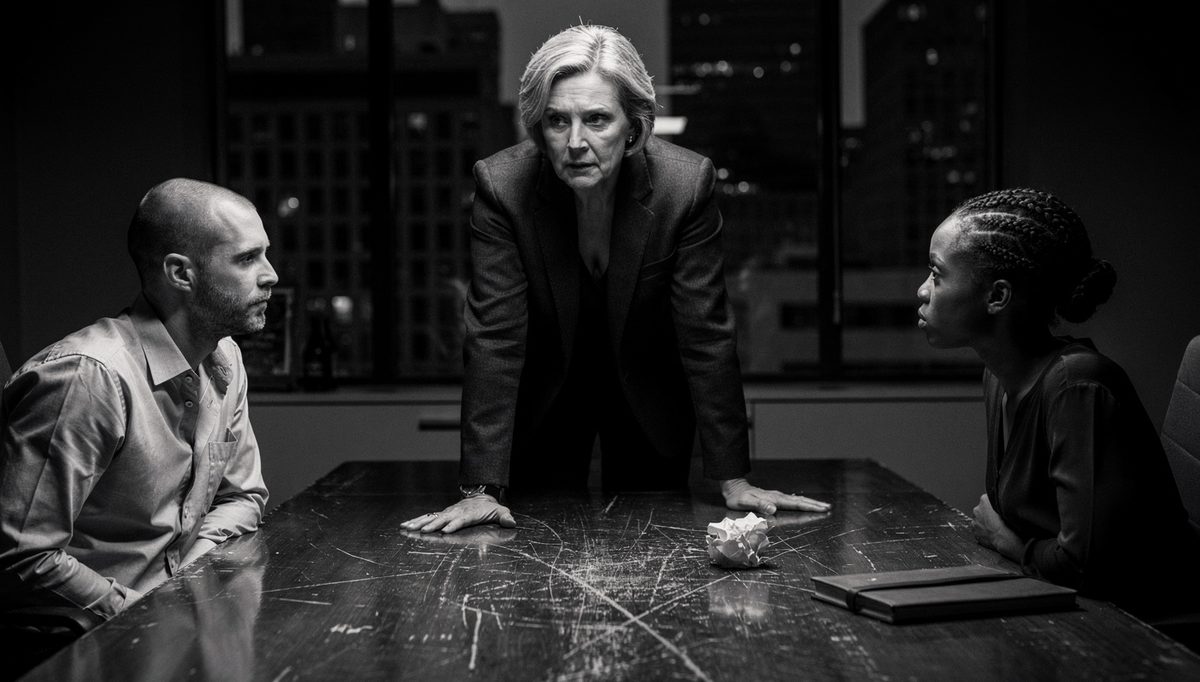 Woman leading meeting with confident icebreaker framework approach