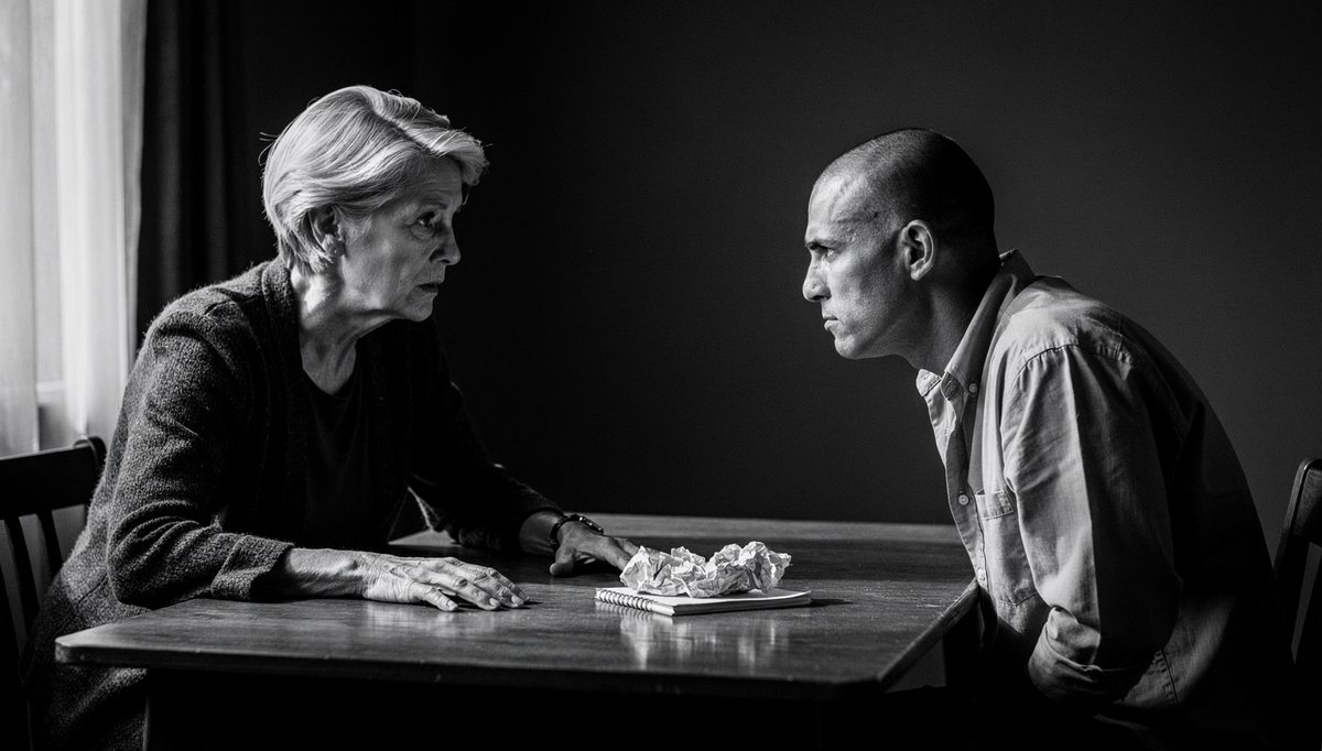 Two people in tense confrontation illustrating confronting toxic traits