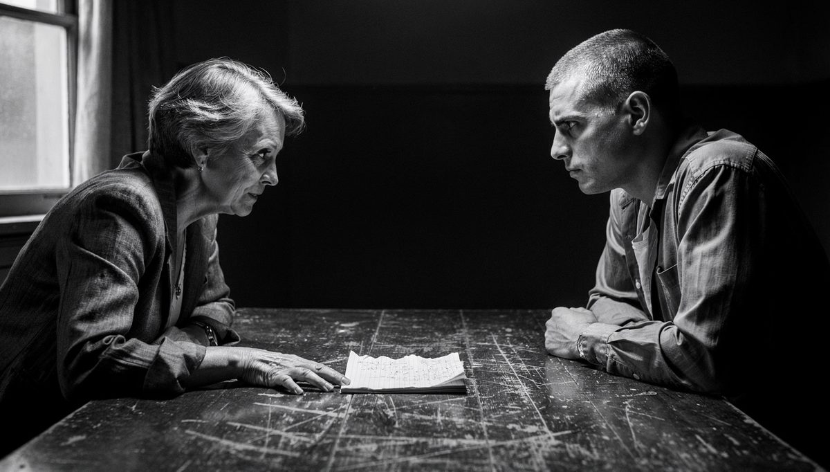 Two colleagues in tense feedback conversation, actionable feedback skills