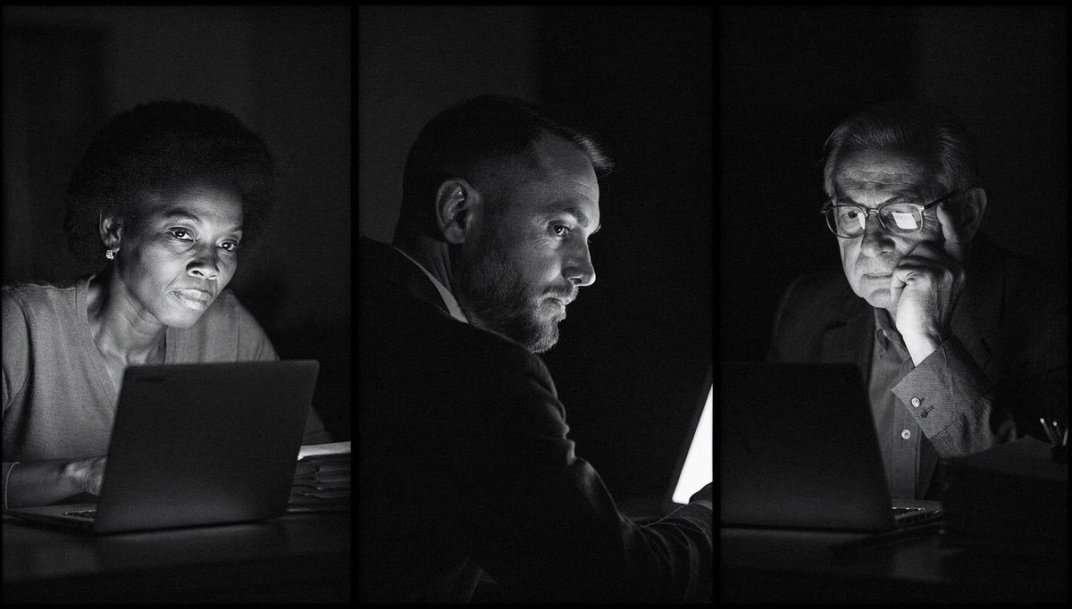Three remote workers on screen showing how virtual icebreakers work